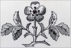 LG0122 - Kenya Rose Blackwork